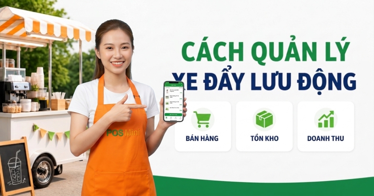 Cách quản lý xe đẩy lưu động